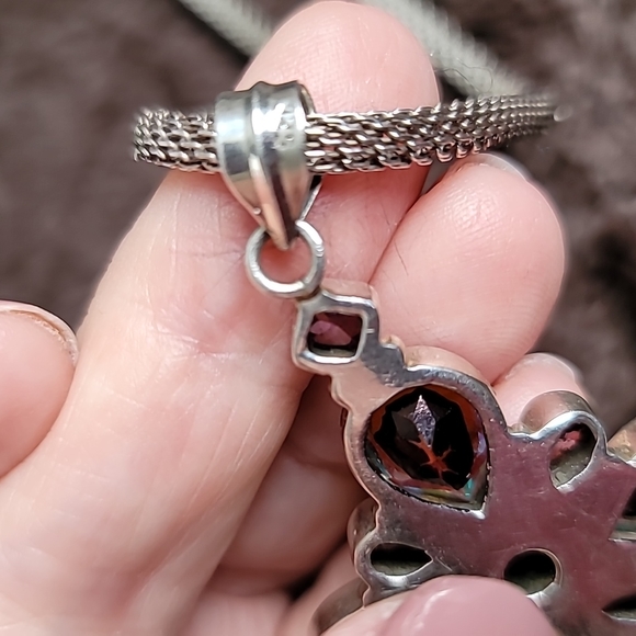 Sterling Statement Necklace - Picture 9 of 9